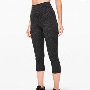 Leopard print Lululemon leggings